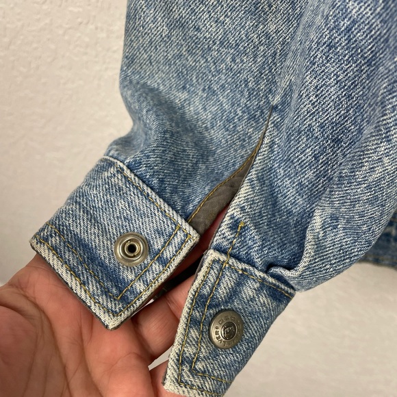 VINTAGE QUICKSILVER QSD Saltwater Denim Jacket with Pockets Size XL - Picture 8 of 15